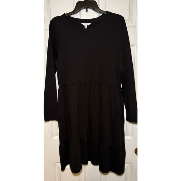 Time and Tru black dress size large - Picture 1 of 3